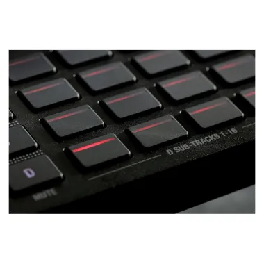 KORG KG-SQ64 polifónikus szekvenszer, 64 nyomógomb, MIDI, CV, SYNC, TRIGGER, USB