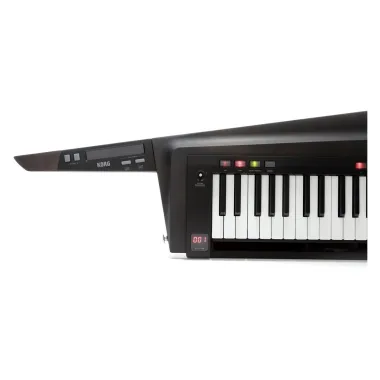 KORG KG-RK100S2BK virtuál-analóg szintetizátor/vokóder, 37 Natural Touch mini billentyű, 2 ribbon kontroller, fekete,