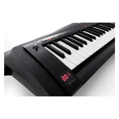 KORG KG-RK100S2BK virtuál-analóg szintetizátor/vokóder, 37 Natural Touch mini billentyű, 2 ribbon kontroller, fekete,