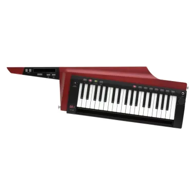 KORG KG-RK100S2RD virtuál-analóg szintetizátor/vokóder, 37 Natural Touch mini billentyű, 2 ribbon kontroller, piros, V