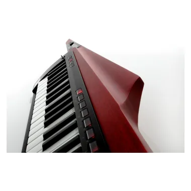 KORG KG-RK100S2RD virtuál-analóg szintetizátor/vokóder, 37 Natural Touch mini billentyű, 2 ribbon kontroller, piros, V