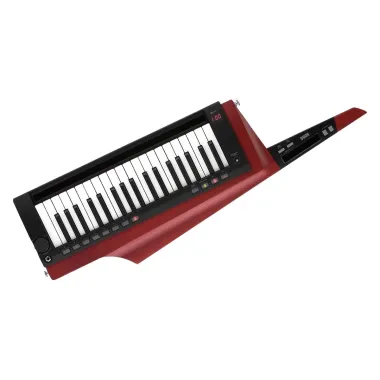 KORG KG-RK100S2RD virtuál-analóg szintetizátor/vokóder, 37 Natural Touch mini billentyű, 2 ribbon kontroller, piros, V