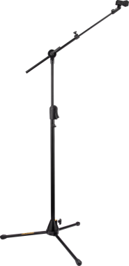 Hercules Mikrofonový stojan, PRO série, 107–240 cm, skrytá ramena, třínohá základna
