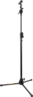 Hercules MS523BPRO Mikrofonállvány, PRO sorozat, 107–240 cm, rejtett gémmel, háromlábú talp