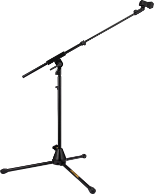 Hercules Mikrofonový stojan, PRO série, 65,5 cm, teleskopická tyč, třínohá základna