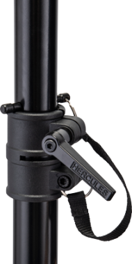 Hercules SS350BB Mélysugárzó tartórúd, 2 db, hibrid adapterrel (M20 és 35 mm), 88,9–142,2 cm, tokkal