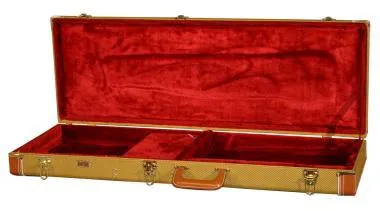 Gator GW-ELECTRIC-TW Electric Guitar Deluxe Wood Case, Tweed