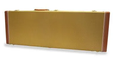 Gator GW-ELECTRIC-TW Electric Guitar Deluxe Wood Case, Tweed
