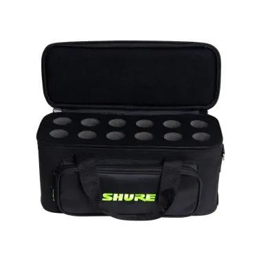 SHURE by Gator SH-MICBAG12 Microphone Bag That Holds Up To 12 Mics
