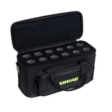 SHURE by Gator SH-MICBAG12 Microphone Bag That Holds Up To 12 Mics