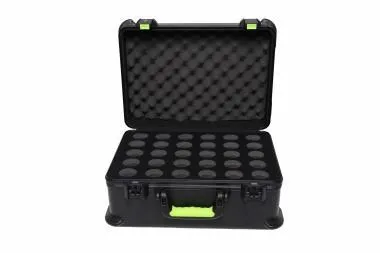 SHURE by Gator SH-MICCASE30 Molded Case W/ Drops For (15) Mics – TSA Latch