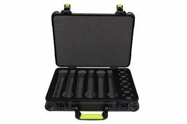 SHURE by Gator SH-MICCASEW06 Molded Case For (6) Wireless Mics – TSA Latch