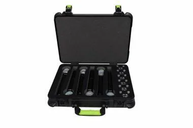 SHURE by Gator SH-MICCASEW06 Molded Case For (6) Wireless Mics – TSA Latch