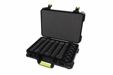 SHURE by Gator SH-MICCASEW06 Molded Case For (6) Wireless Mics – TSA Latch