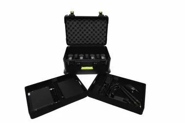 SHURE by Gator SH-MICCASEW07 Molded Case For (7) Wireless Mics – TSA Latch