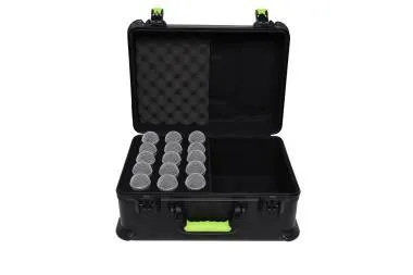 SHURE by Gator SH-MICCASE15 Molded Case W/ Drops For (30) Mics – TSA Latch