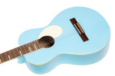 ORTEGA Gaucho Series 4/4 Nylon String Guitar 6-String - Sky Blue + Gig Bag