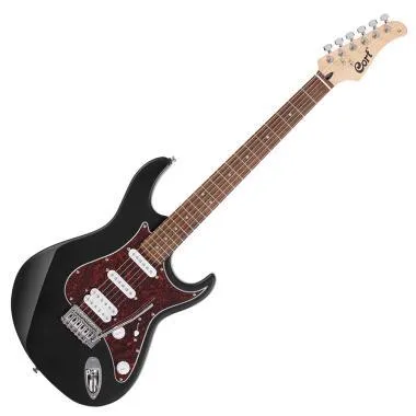 Cort Co-G115SE-BK elektromos gitár, Powersound hangszedővel, fekete