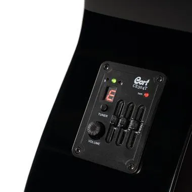 Cort Co-L60CE-BK akusztikus gitár elektronikával, cutaway, fekete
