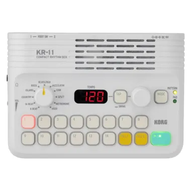 KORG KG-KR11 dobgép, lábkapcsolható, szerkeszthető patternekkel