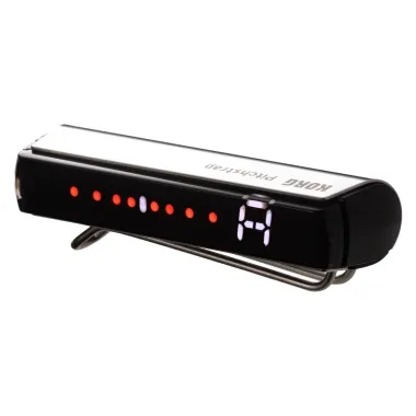 KORG KG-PST1SV hevederre csíptethető, diszkrét gitárhangoló, ezüst