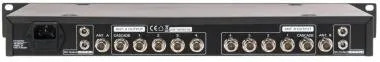 RF Venue RFV-DISTRO4E Antennajel-osztó, 470-952MHz (2x) 1be, 4 ki, 1+loop out, 4x12VDC (4x1A)