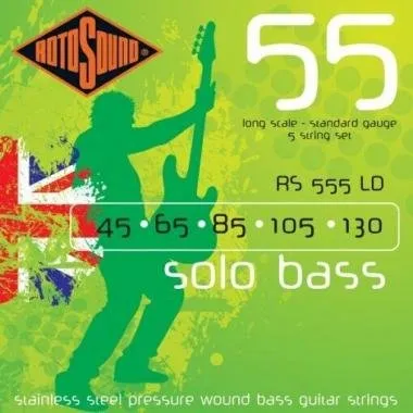 Rotosound RS555LD Basszusgitár húrkészlet, acél borítás, 5 húr, 45 65 85 105 130