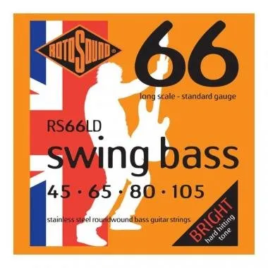 Rotosound RS66LD Basszusgitár húrkészlet, rozsdamentes acél, 45 65 80 105