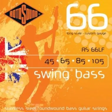 Rotosound RS66LF Basszusgitár húrkészlet, rozsdamentes acél, 45 65 85 105