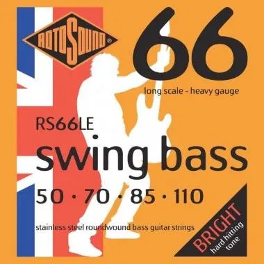Rotosound RS66LE Basszusgitár húrkészlet, rozsdamentes acél, 50 70 85 110