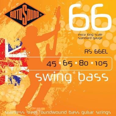 Rotosound Bassové struny, nerezová ocel, extra dlouhé, 45 65 80 105