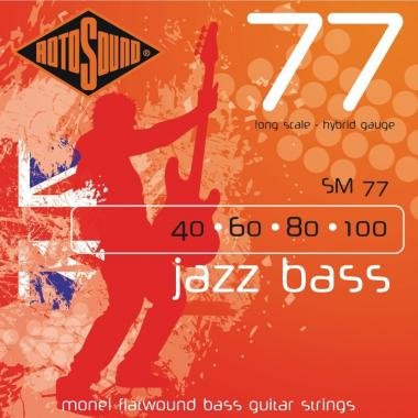 Rotosound Bassové struny, Monel, hybridní, 40 60 80 100