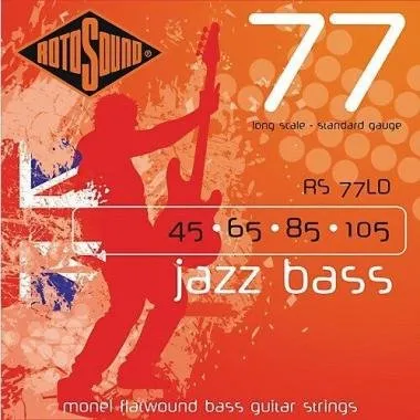 Rotosound RS77LD Basszusgitár húrkészlet, Monel, köszörült, 45 65 85 105