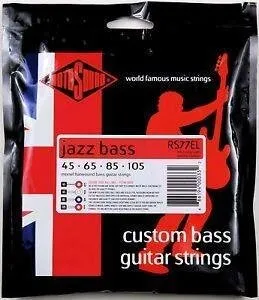 Rotosound RS77EL Basszusgitár húrkészlet, Monel, köszörült, extra hosszú, 50 75 95 110