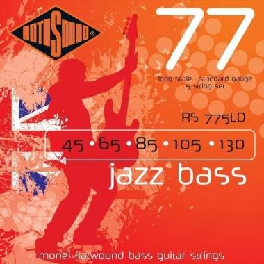 Rotosound Bassová kytara struny, Monel, broušené, 5 strun, 45 65 85 105 130