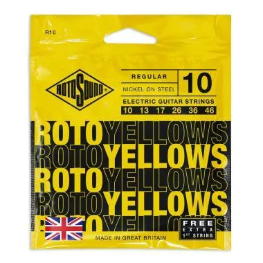 Rotosound R10 Nikkel elektromos gitár húrkészlet, regular, 10 13 17 26 36 46