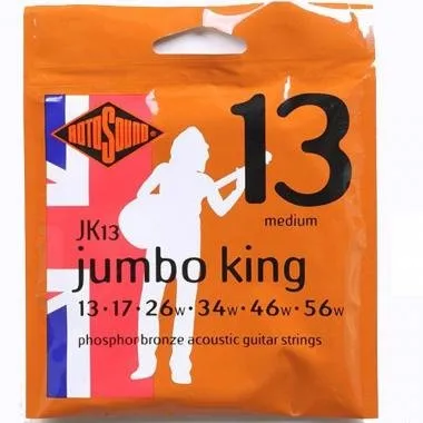 Rotosound JK13 Akusztikus gitár húrkészlet, foszfor-bronz, 13 17 26 34 46 56