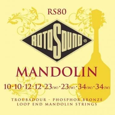 Rotosound RS80 8 húros mandolin húrkészlet, foszfor-bronz