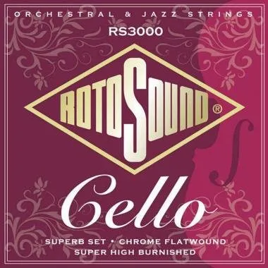 Rotosound RS3000 Cselló húrkészlet, szalaggal csavart