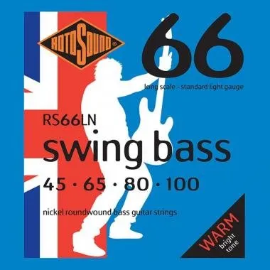 Rotosound RS66LN Basszusgitár húrkészlet, nikkel, 45 65 80 100