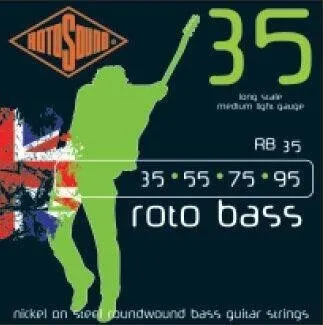 Rotosound RB35 Basszusgitár húrkészlet, nikkel, 35 55 75 95