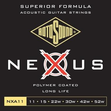 Rotosound Akustické kytarové struny, fosfor-bronz, polymerový povlak