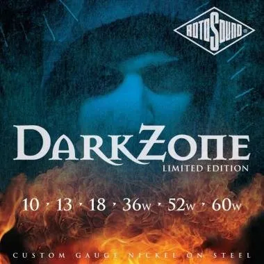 Rotosound DZ10 Nikkel elektromos gitár húrkészlet, 10-60 Dark zone