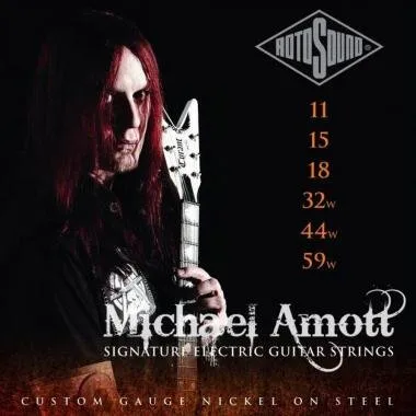 Rotosound MAS11 Nikkel elektromos gitár húrkészlet, Michael Amott signature, 11-59