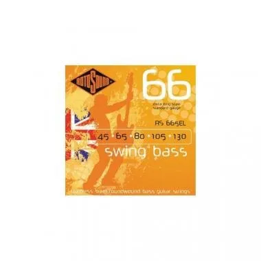 Rotosound RS665EL Basszusgitár húrkészlet, rozsdamentes acél, extra hosszú, 45 65 80 105 130