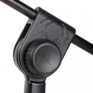 PROEL PRO200CR Gémes mikrofonállvány, króm, m: 950-1600 mm, gém: 540-840 mm