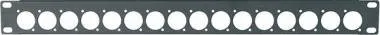 PROEL RK16N Rack panel 16 XLR hely, fekete, fém