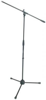 PROEL Mikrofonový stojan třínožkový, výška 950-1500 mm, rameno 750 mm