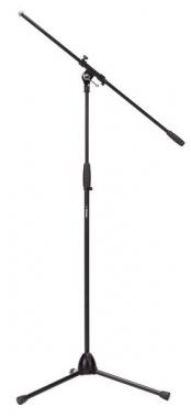PROEL Mikrofonový stojan třínožkový, výška 975-1580 mm, rameno 820 mm, černý