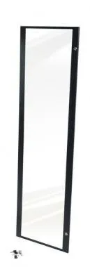 PROEL PXCOVER18N Rack állványhoz plexi ajtó, 18U, fekete, fém keret, m: 810 mm, STUDIORK18 rack-hez